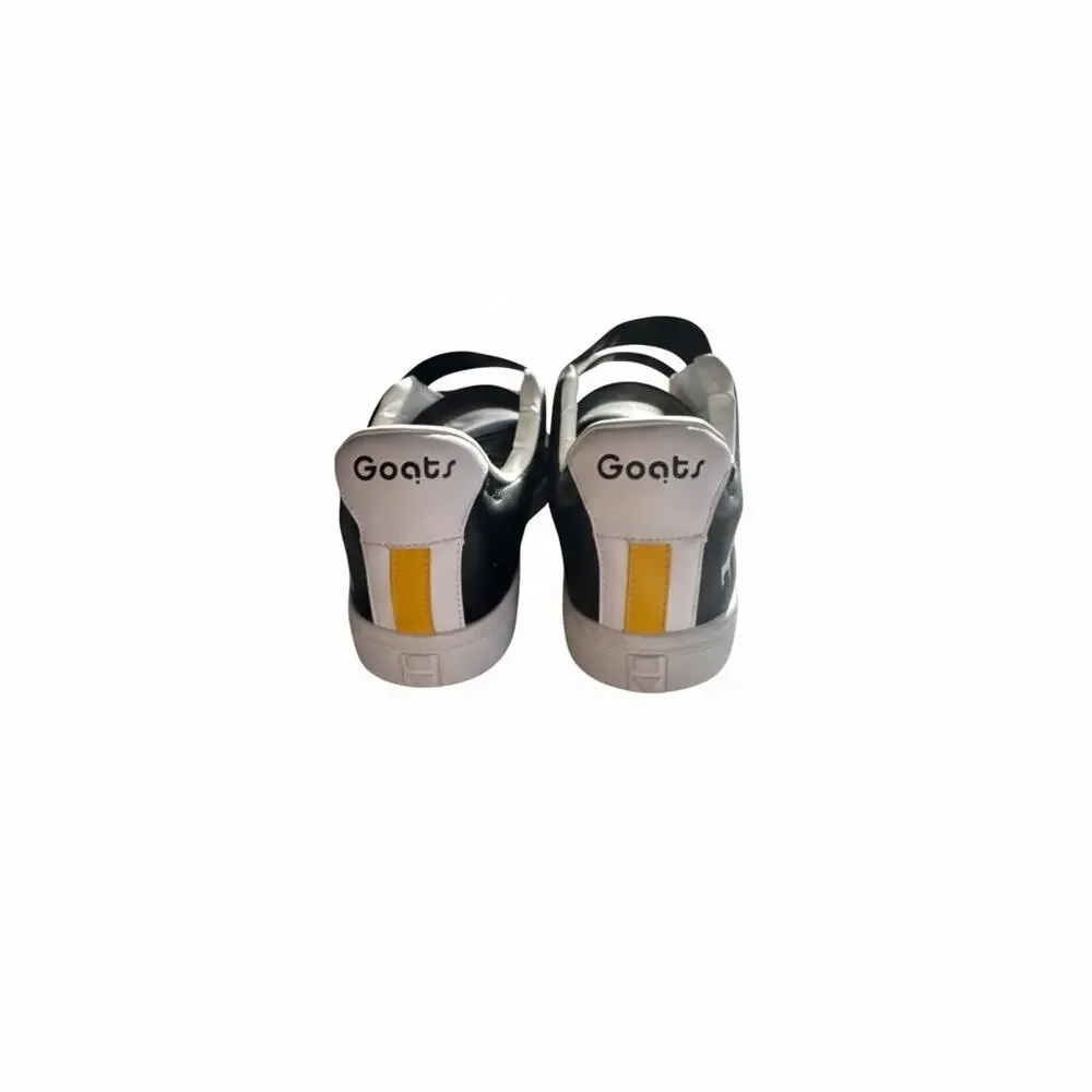 Goats The 005 Leather Sneakers Goat Slip On Black Size 11.5